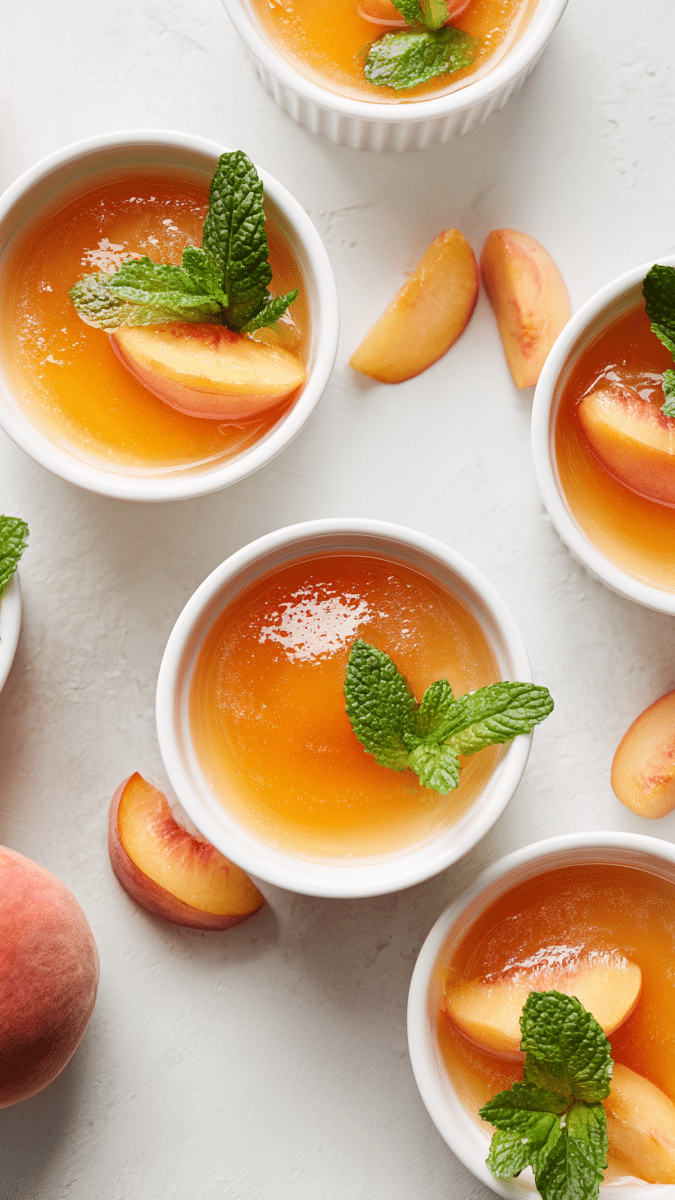 3 Ingredient Peach Gelatin Trick Recipe