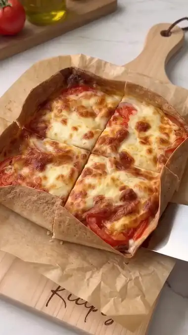 Air Fryer Smoked Turkey, Tomato & Mozzarella Tortilla