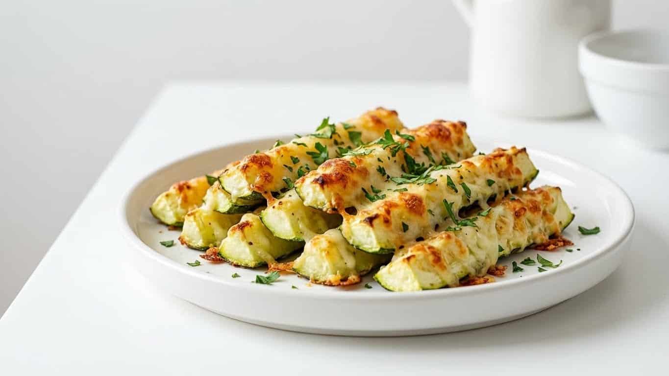 Air Fryer Zucchini With Parmesan