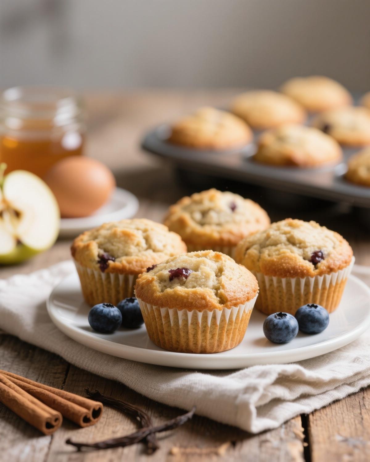 apple protein muffins apple protein muffins