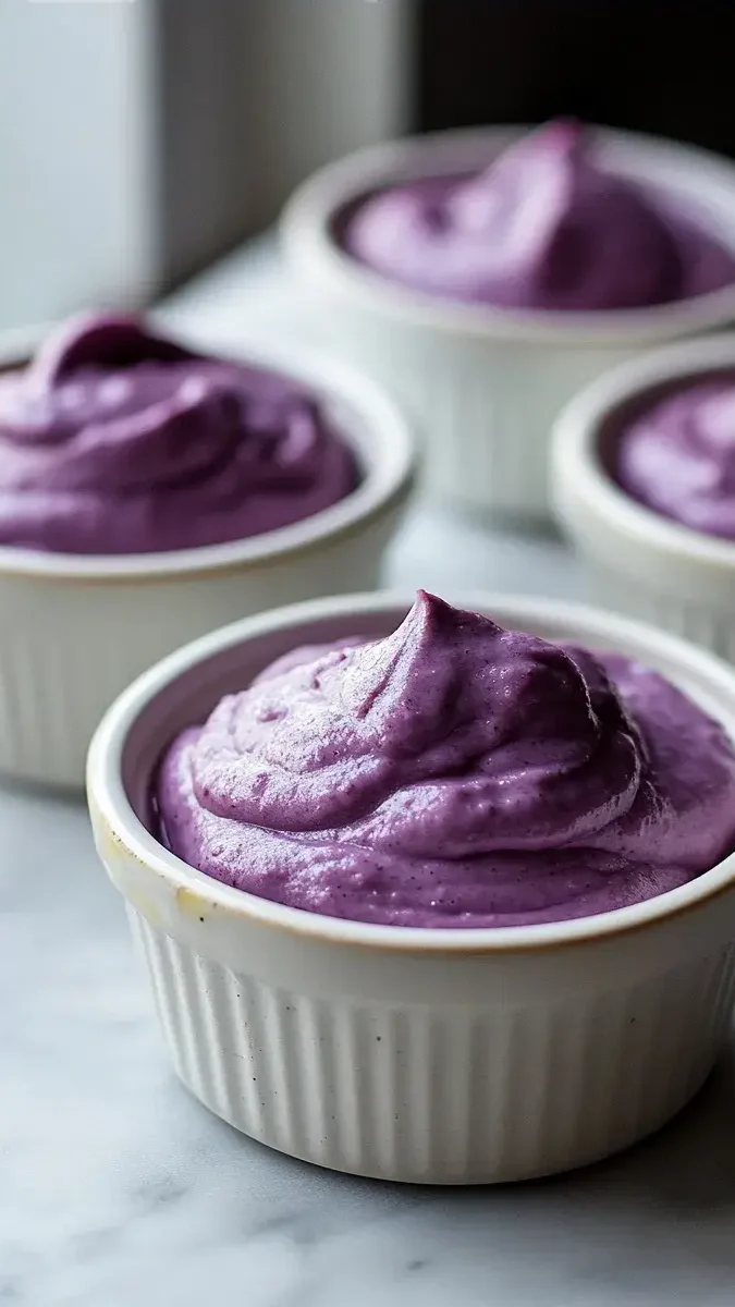 Close-up of chicken puree texture