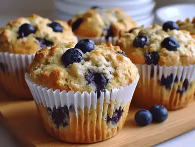 Blueberry Oatmeal Muffins