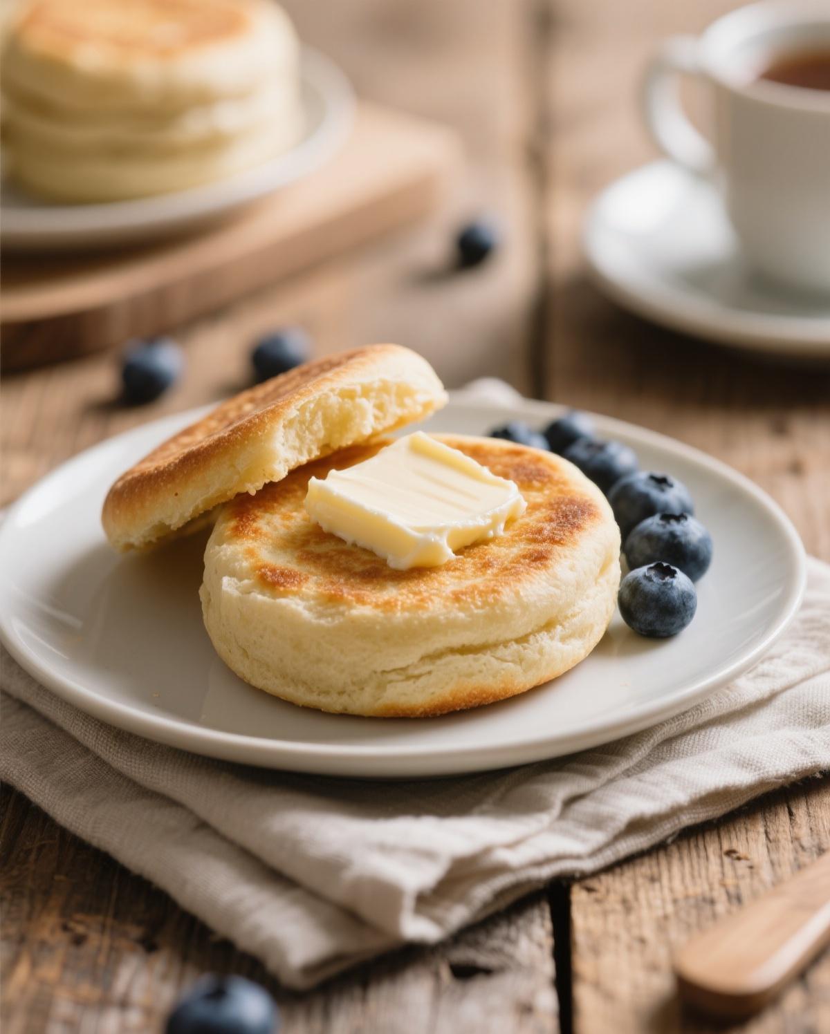 calories in an english muffin