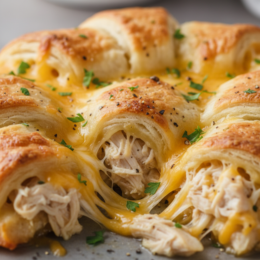 Cheesy Chicken Crescent Bake Cheesy Chicken Crescent Bake