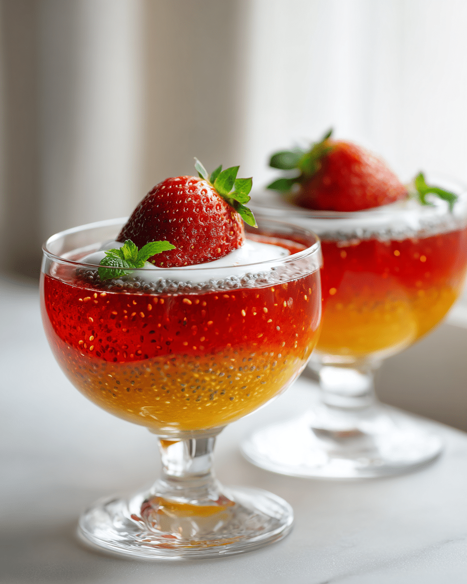 Chia Seed Pear Jello Trick Recipe