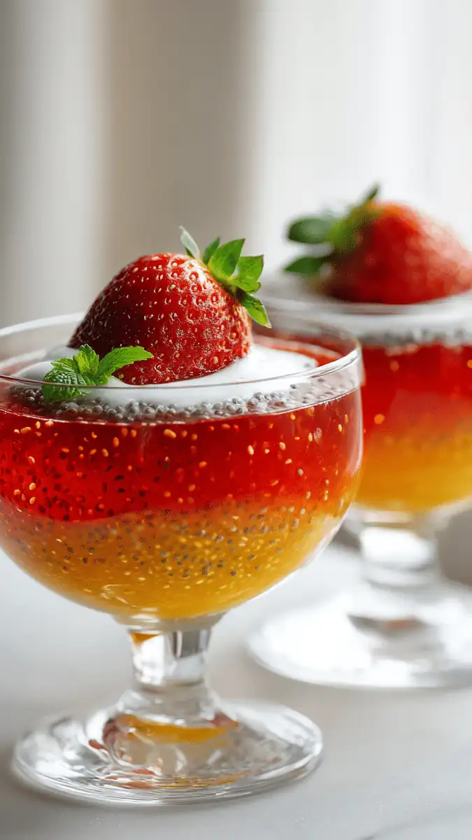 Chia Seed Pear Jello Trick Recipe