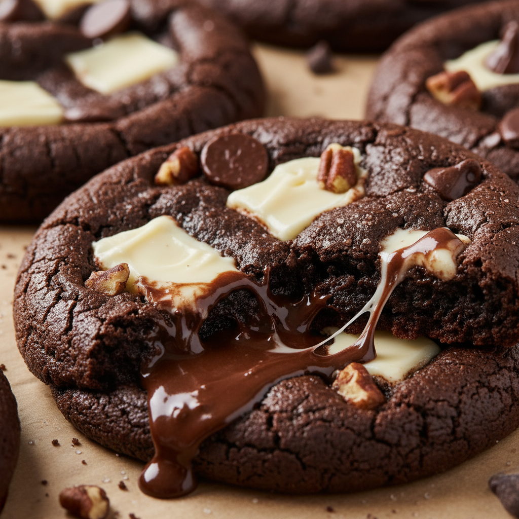 Chocolate Brownie Cookies Chocolate Brownie Cookies