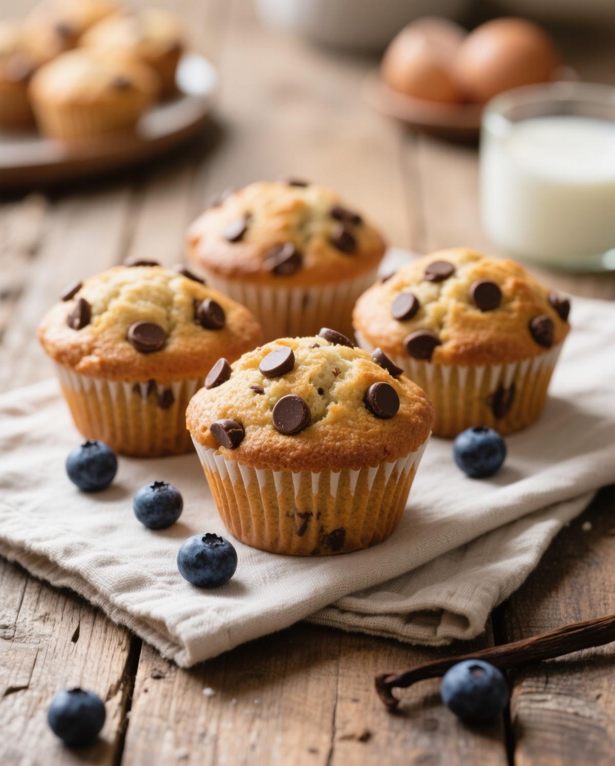 chocolate chip muffins chocolate chip muffins