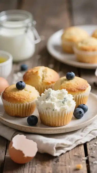 Cottage cheese muffins recipe