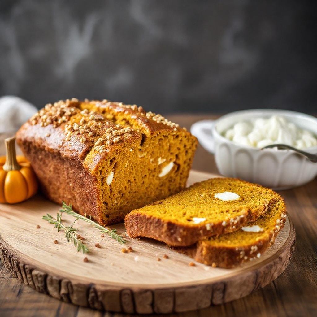 Cottage Cheese Pumpkin Bread