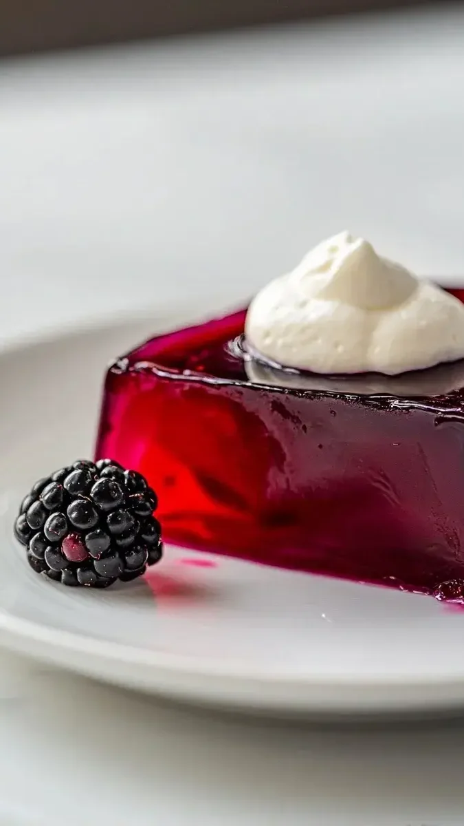 Cranberry Blackberry Gelatin Trick Recipe