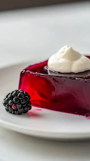 Cranberry Blackberry Gelatin Trick Recipe