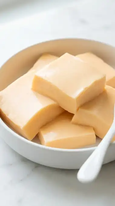 Creamy Orange Gelatin Squares You Can Eat With Your Hands
