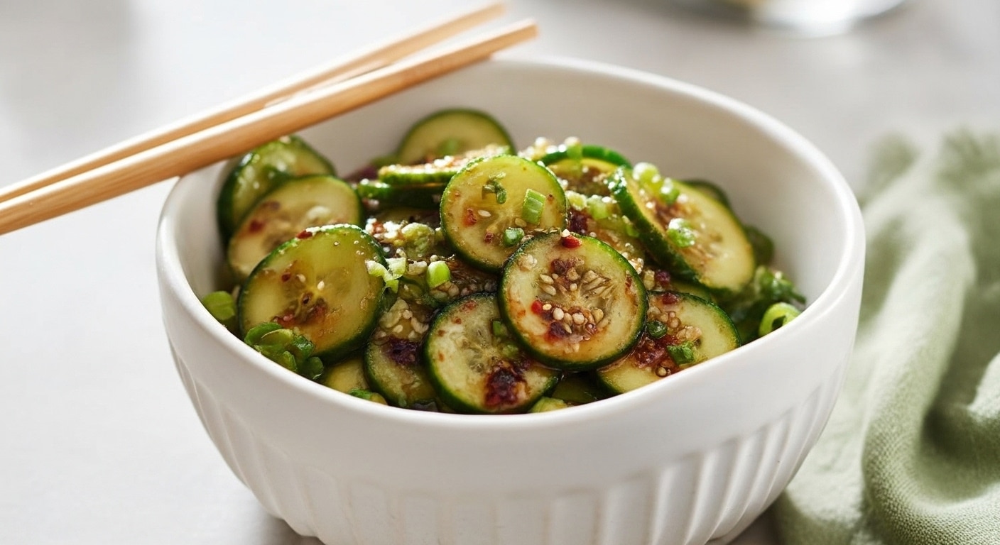 cucumber salad recipe tiktok cooking frequently close-up