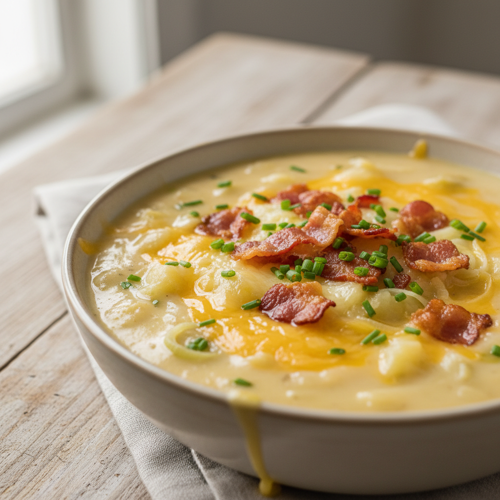 Easy Creamy Potato Soup Recipe