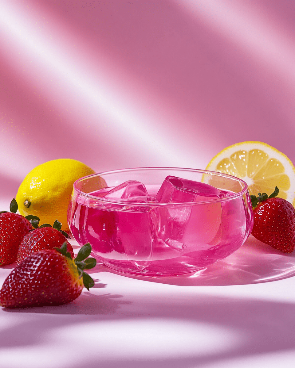 Close up of gelatin texture