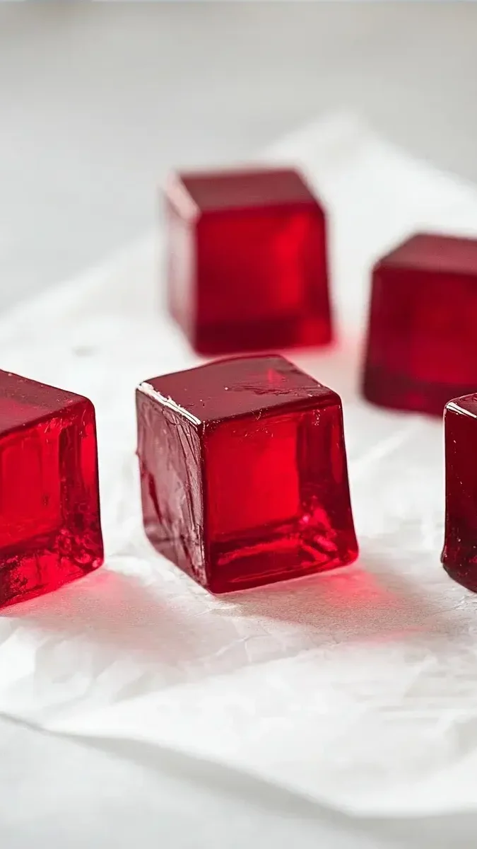 Close-up of Gelatin Texture