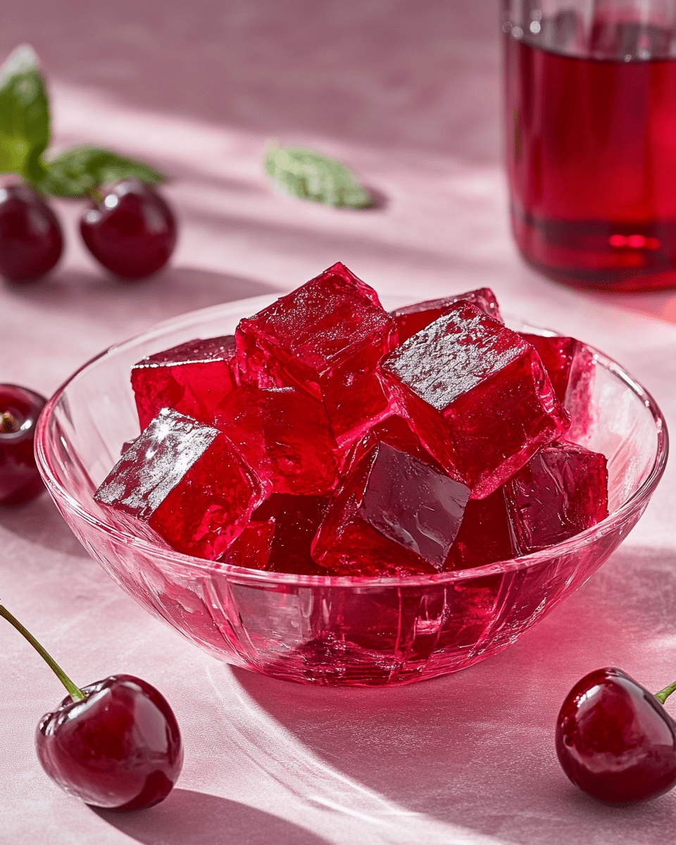 Gelatin Trick with Tart Cherry Juice