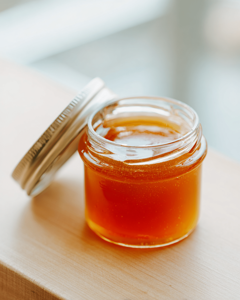 Golden Apricot Apple Cider Vinegar Gelatin Trick