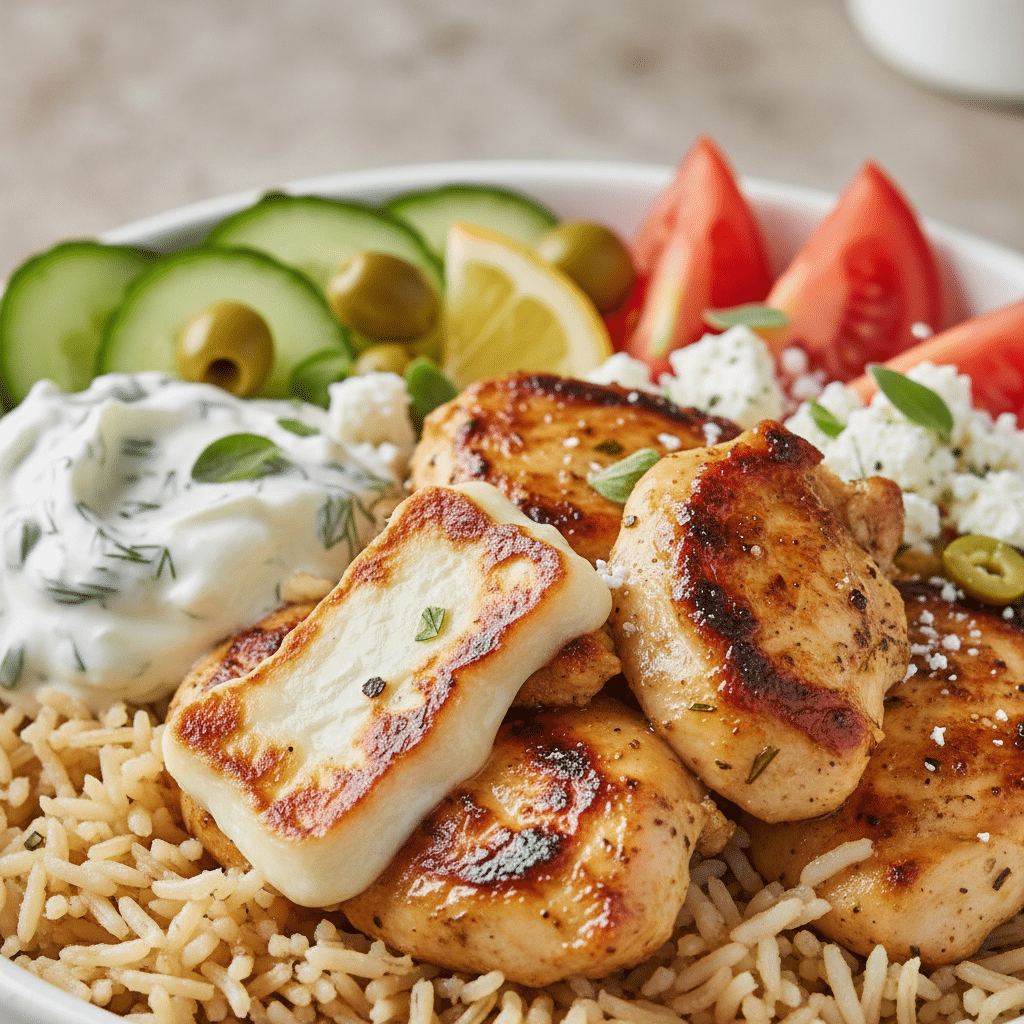Greek Chicken Bowls
