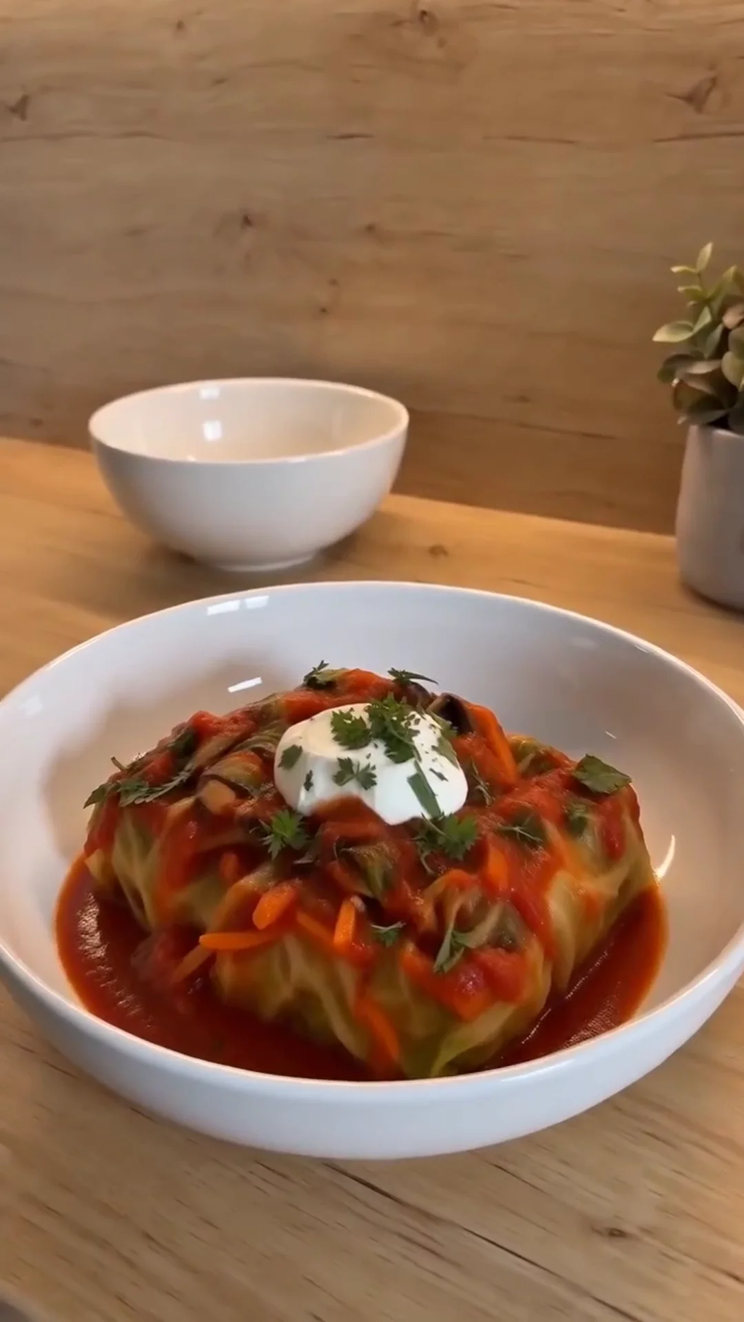 Hearty Vegan Stuffed Cabbage Rolls with Rice and Mushrooms