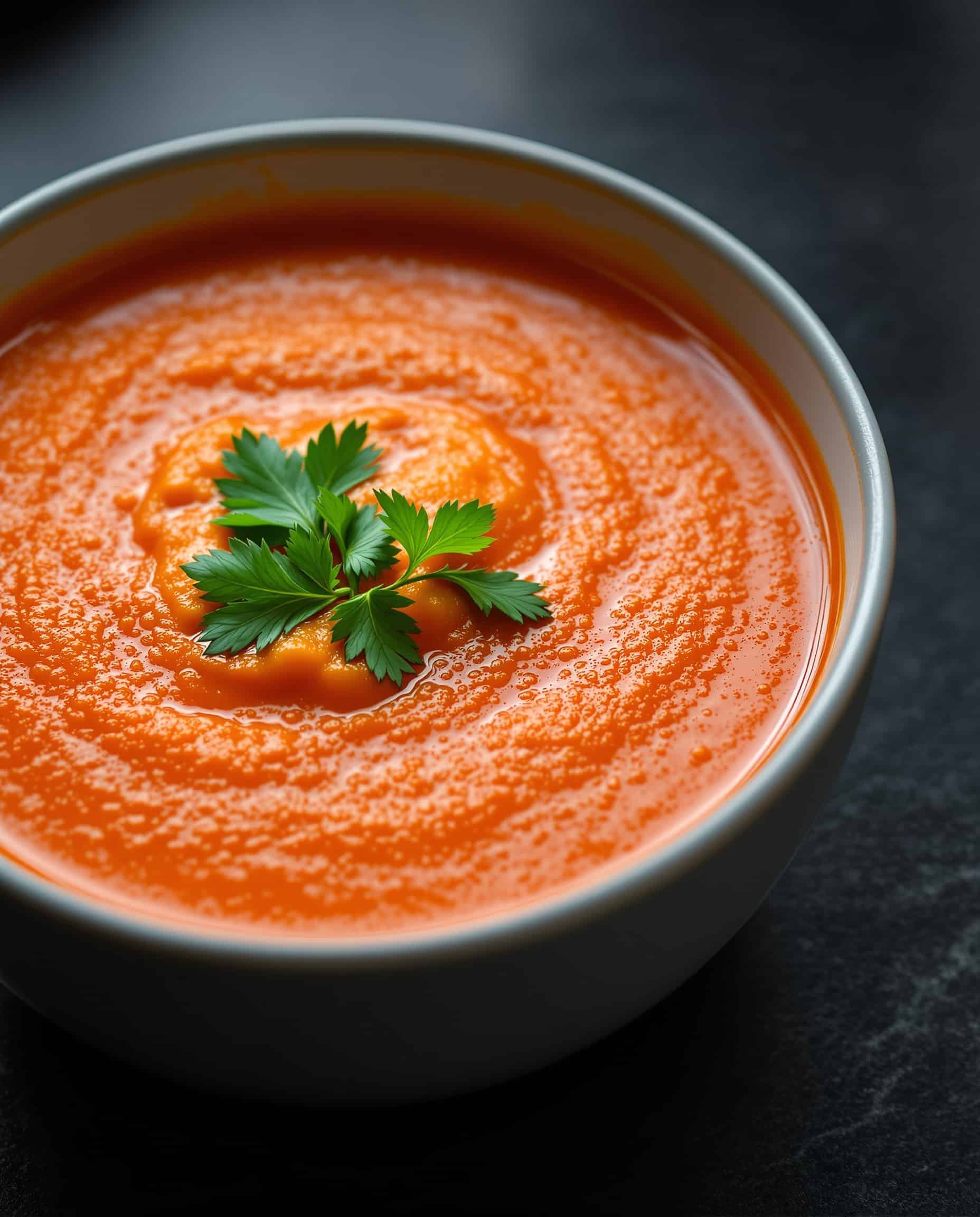 High Fiber Low Calorie Soup - close-up