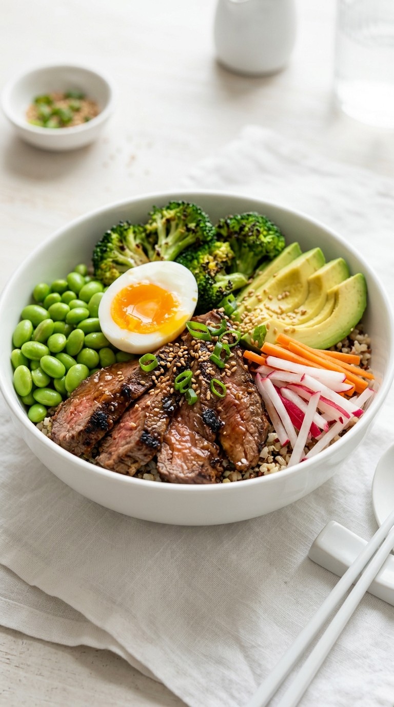 High Protein Beef Bowl