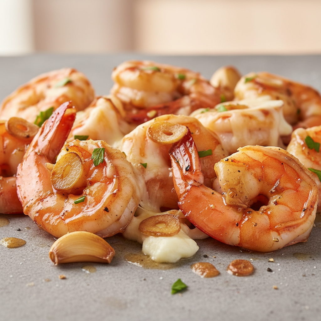 High-Protein Honey Garlic Shrimp