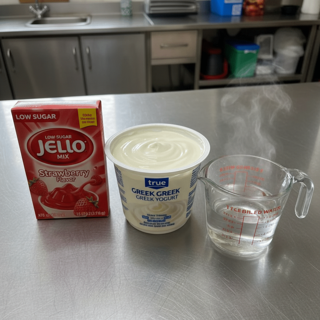 Ingredients of High-Protein Jello Hack high-protein jello hack ingredients introduction detailed