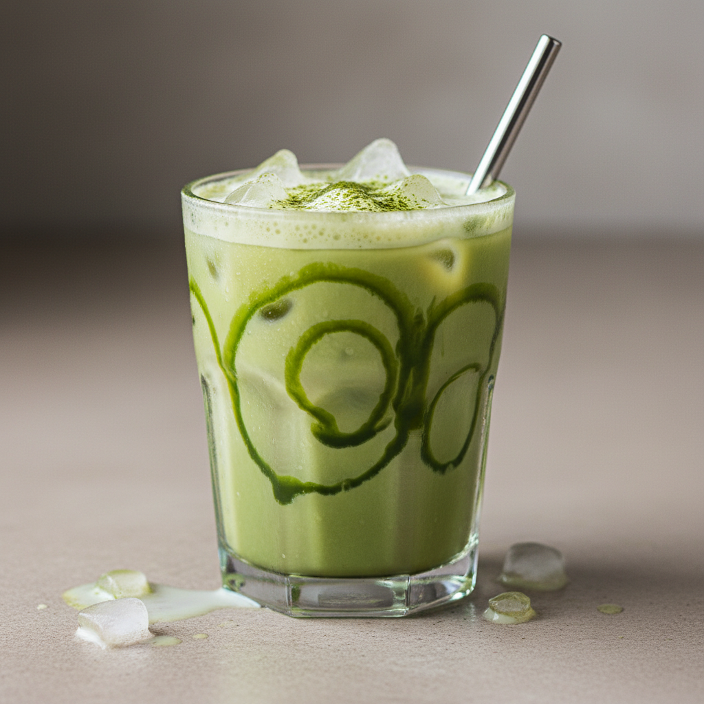 Iced Matcha Latte Low Calorie Recipe Iced Matcha Latte Low Calorie Recipe