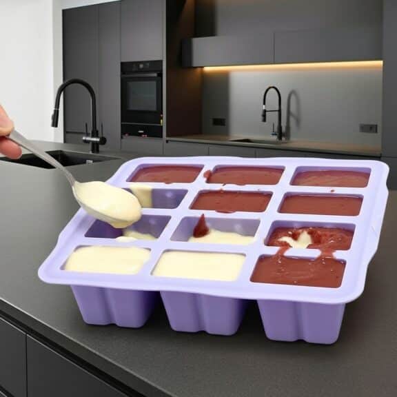 Filling popsicle mold