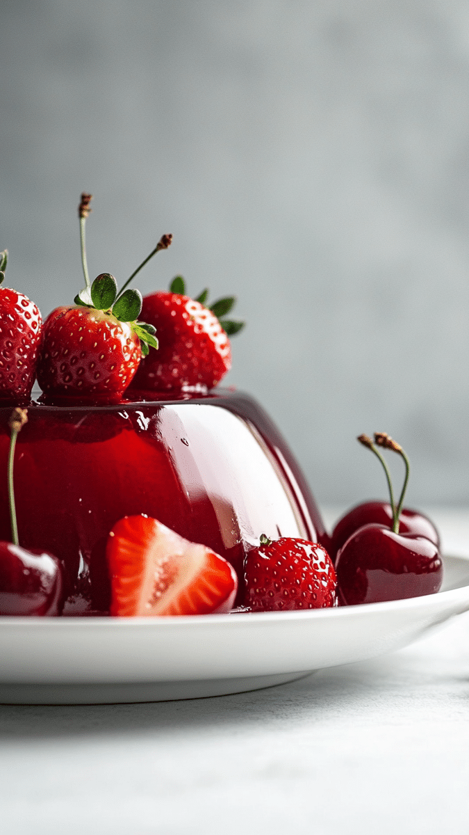 Jelly Roll Strawberry Cherry Gelatin Recipe
