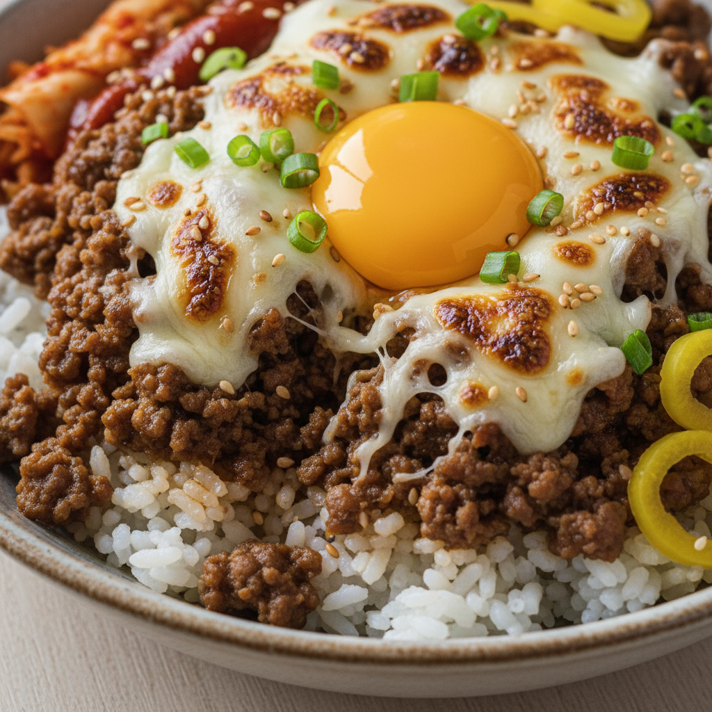 Korean Ground Beef Bowl Korean Ground Beef Bowl