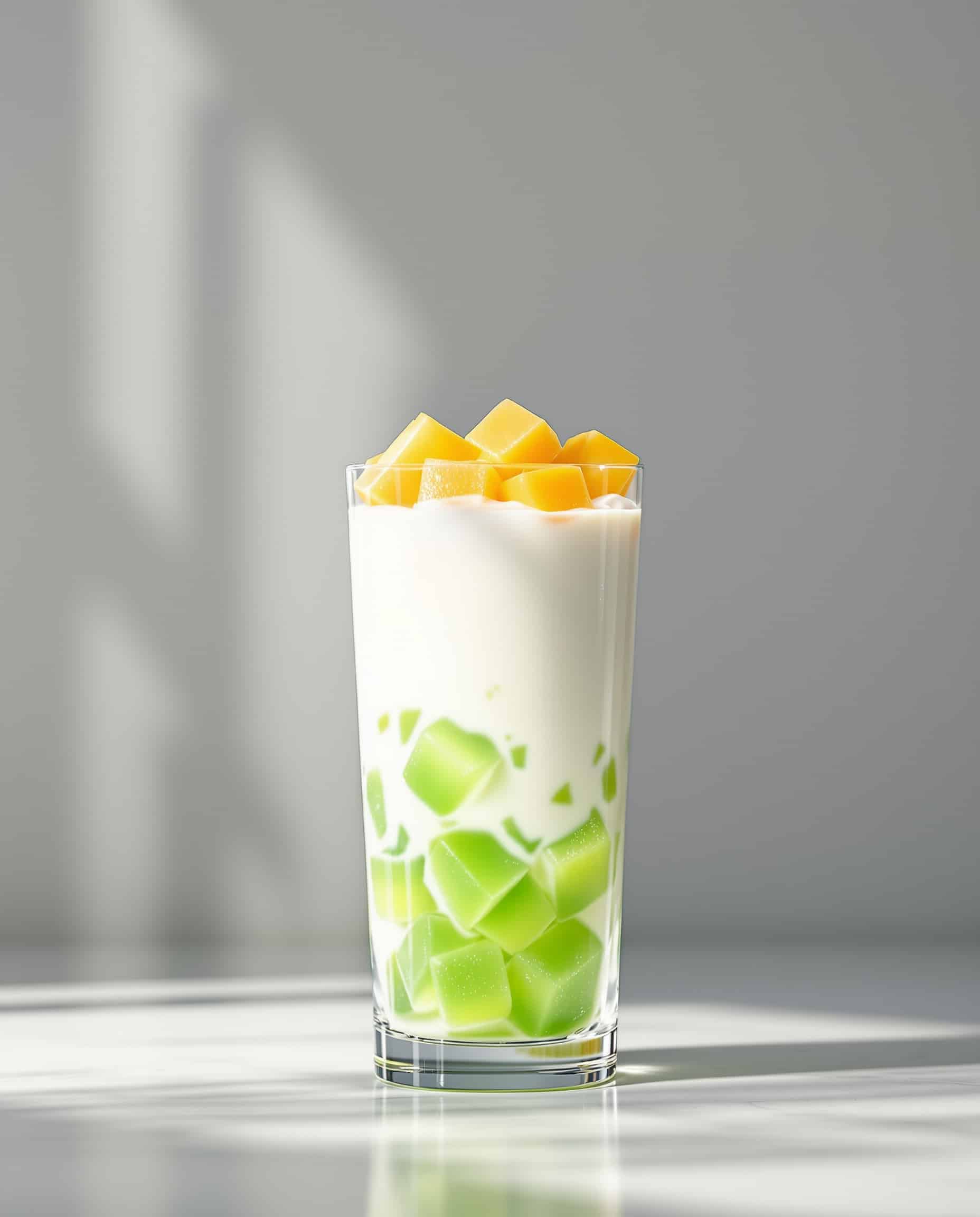 Korean Jelly Milk Drink Recipe