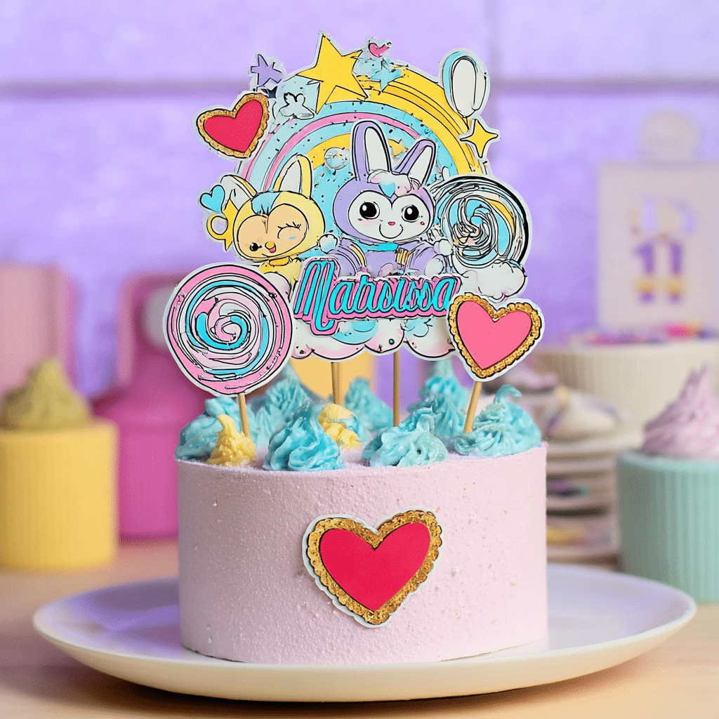 Labubu Cake Topper
