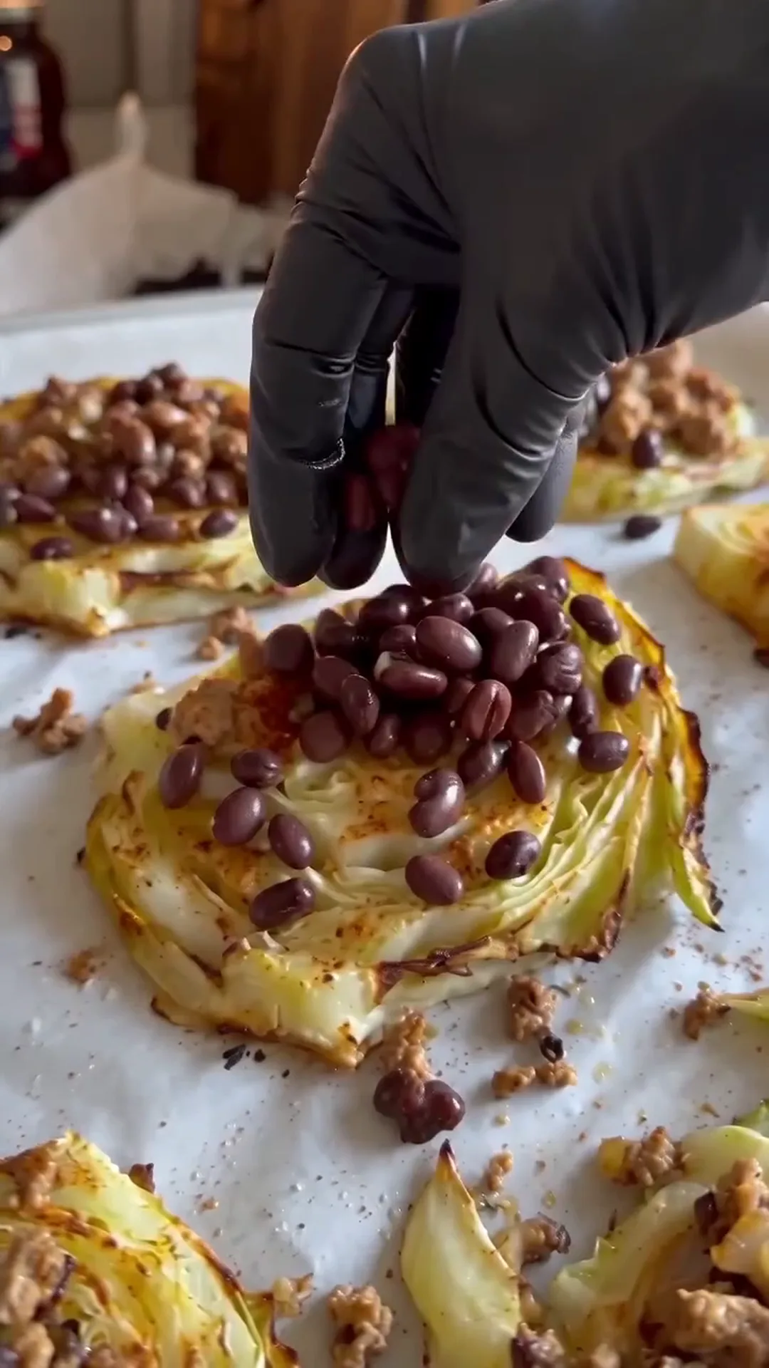 Loaded Taco Cabbage Steaks with Beef and Crema – Two men are engaging in a sexual act