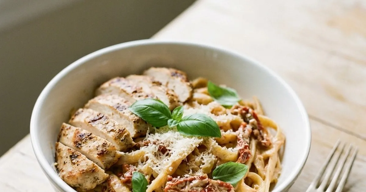Marry Me Chicken Pasta with Sun-Dried Tomatoes