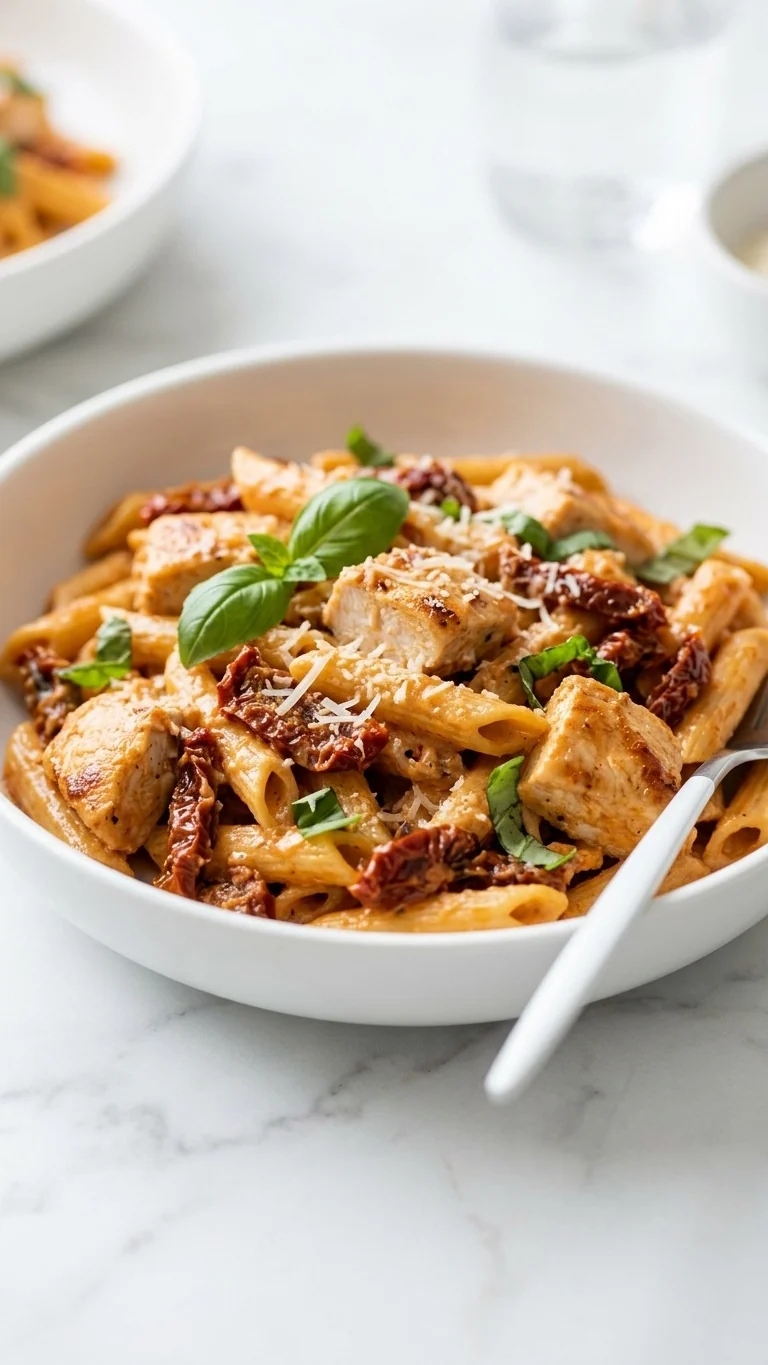 Marry Me Chicken Pasta with Sun-Dried Tomatoes