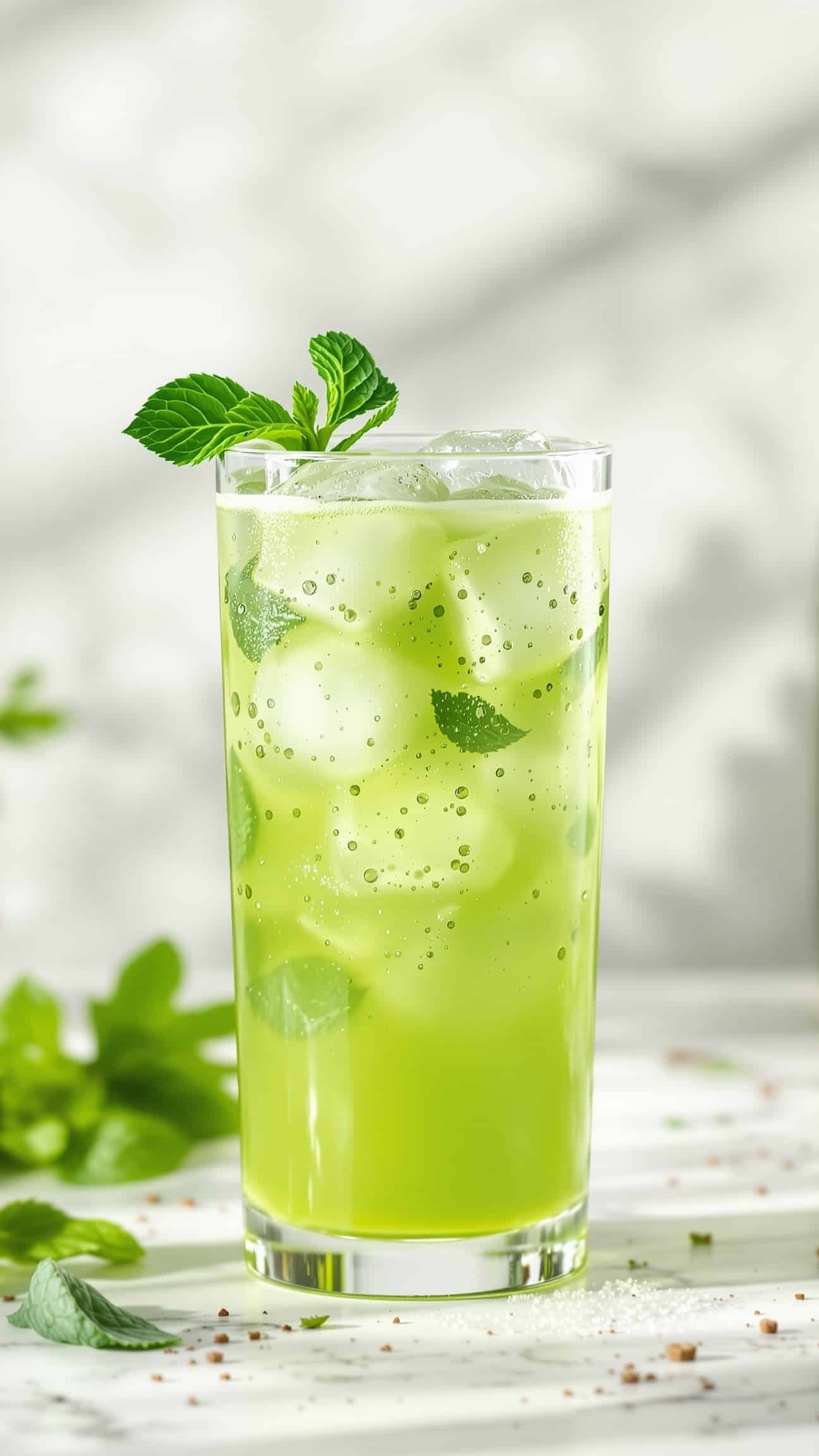 Matcha Coconut Collagen Cooler