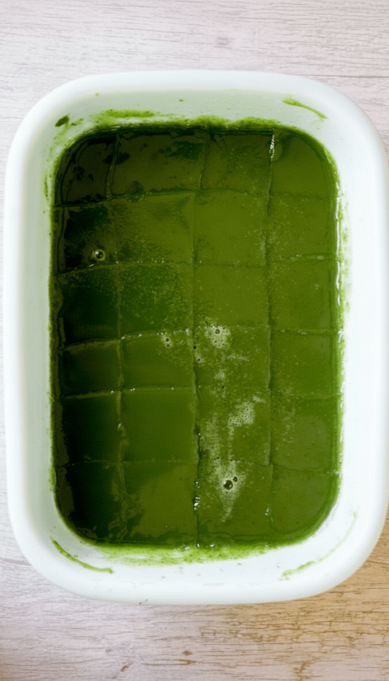 matcha jelly recipe cooking frequently close-up