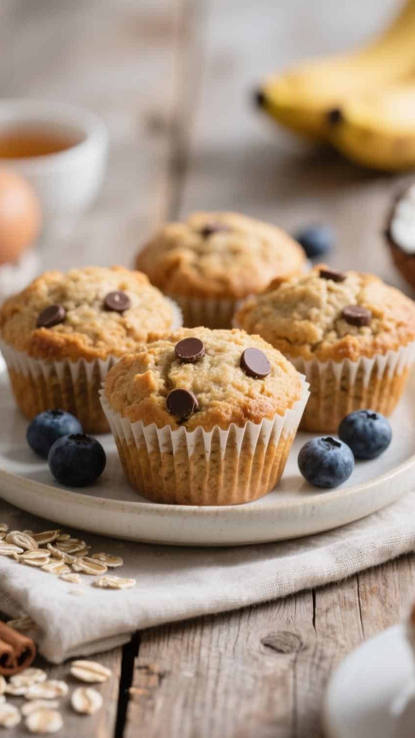 Oatmeal protein muffins