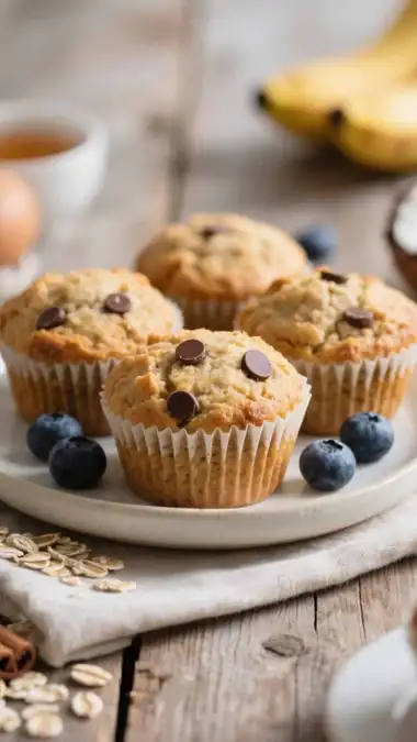 Oatmeal protein muffins