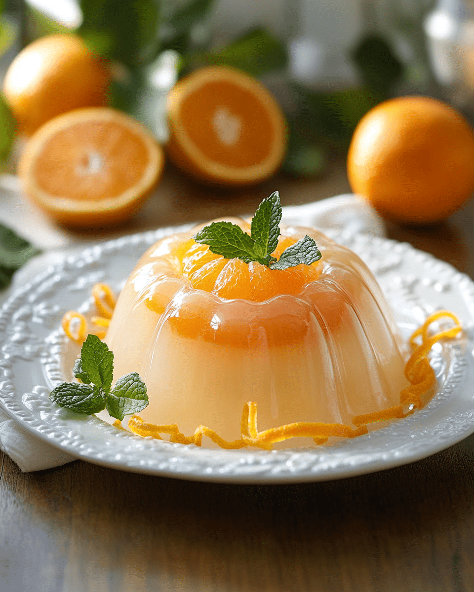 Close-up of Jello Texture
