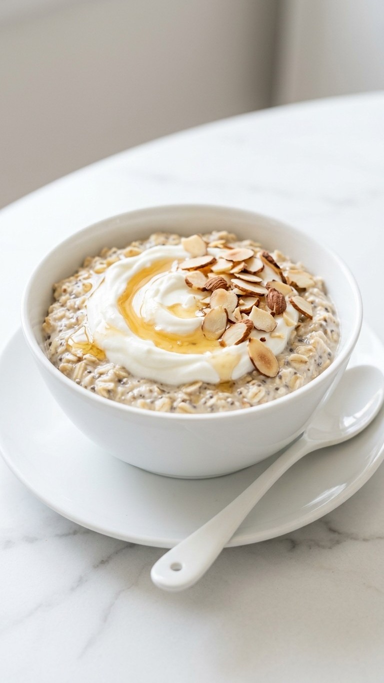 Protein Overnight Oats Greek Yogurt