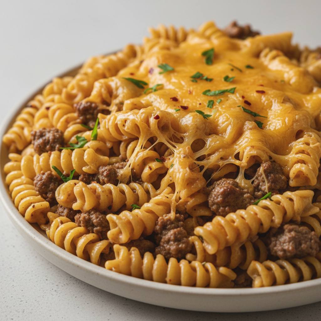 Quick Creamy Beef Pasta