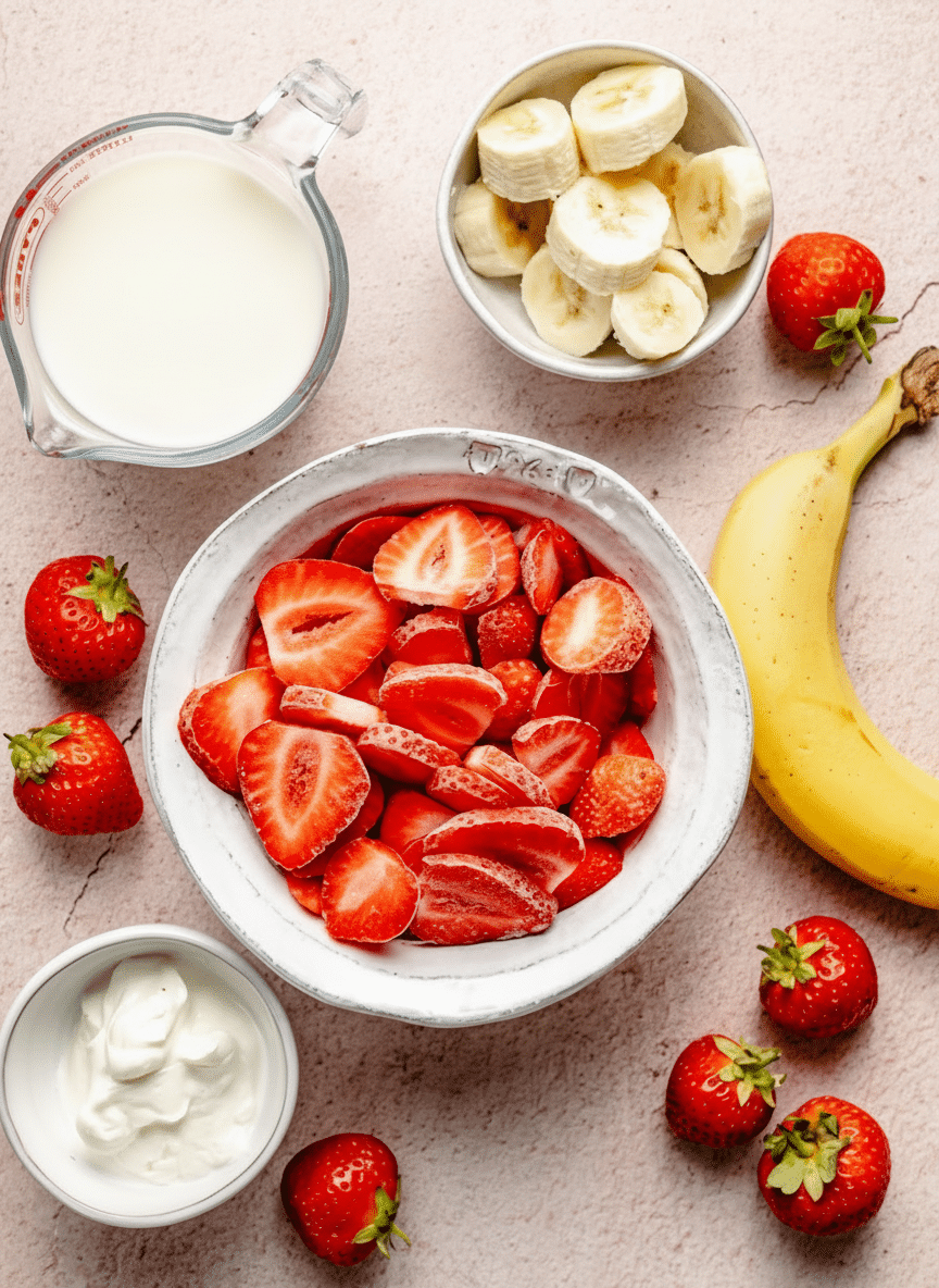 strawberry banana smoothie strawberry banana smoothie