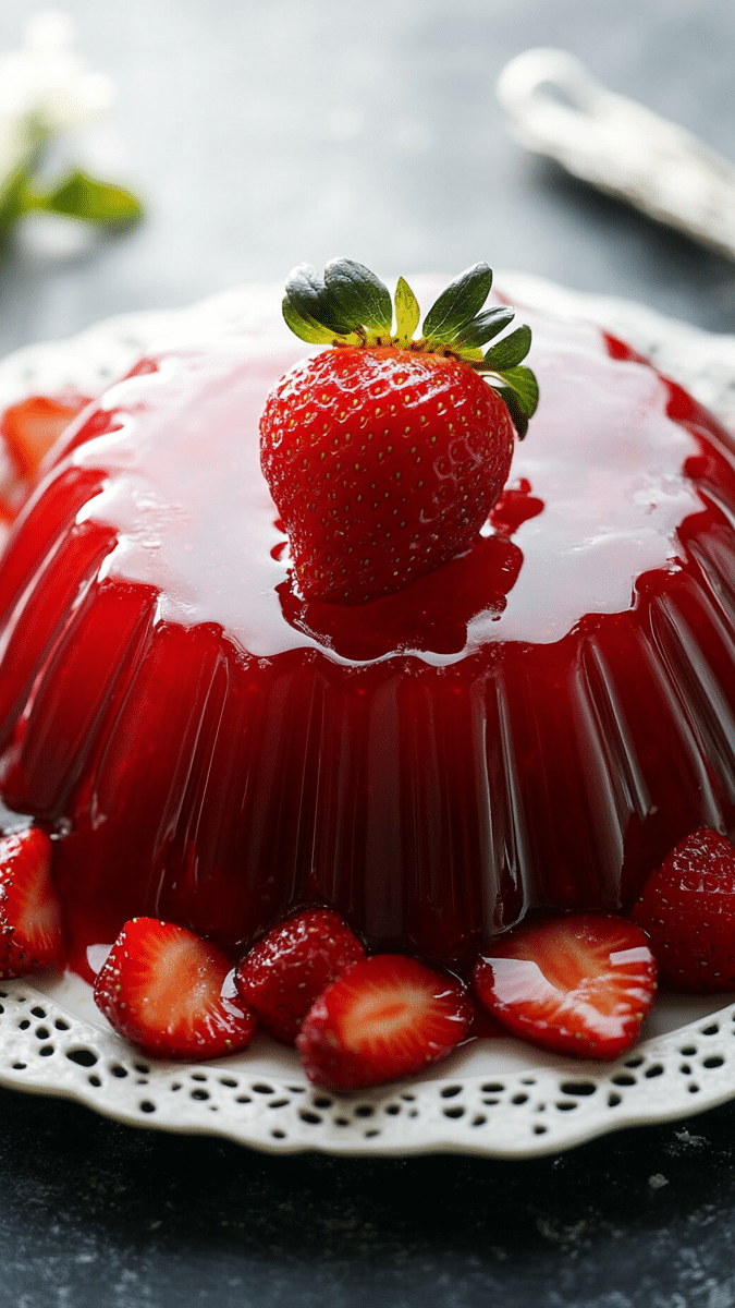 Strawberry Jello Mold Recipe