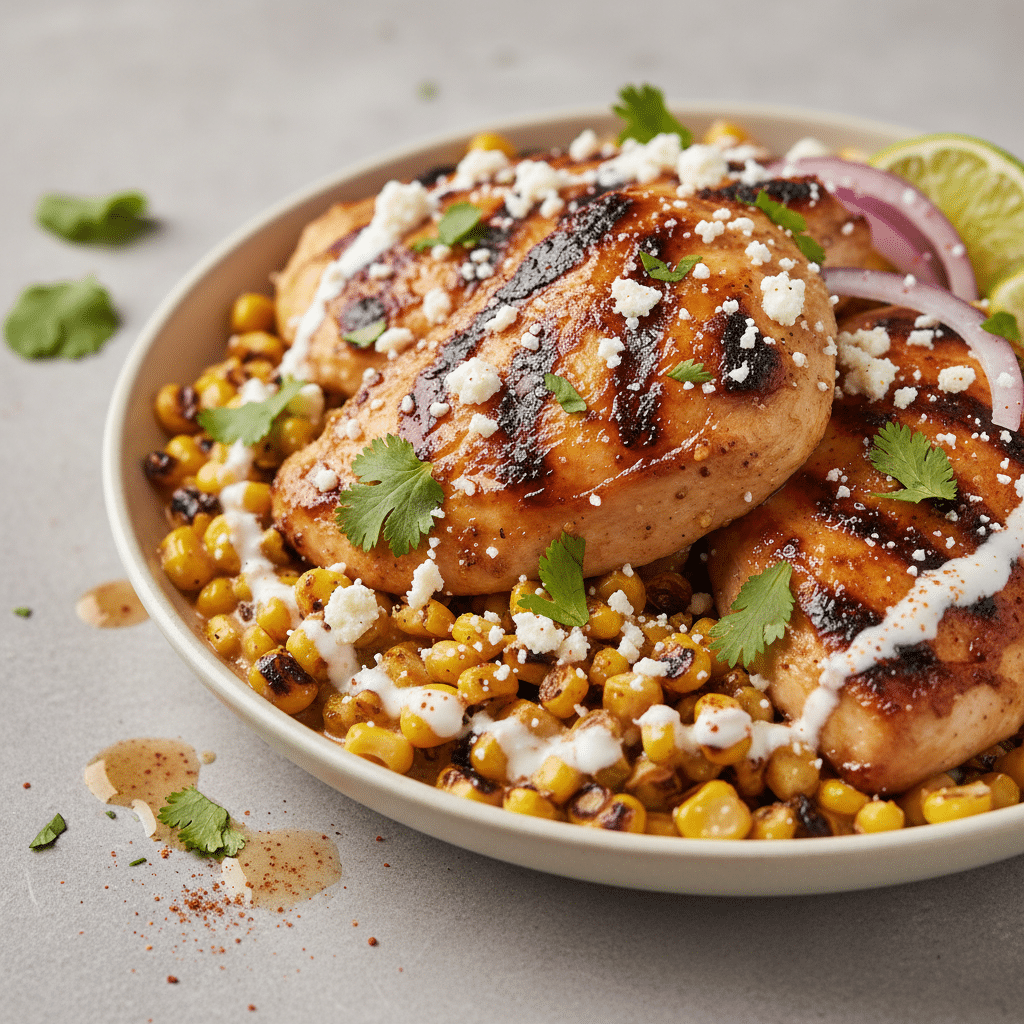 Street Corn Chicken Bowl