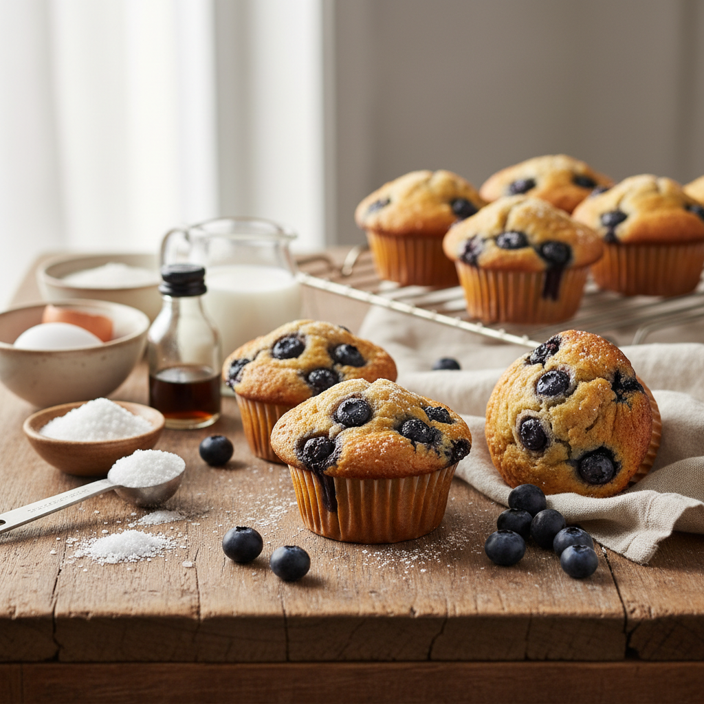 Sugar Free Blueberry Muffins Sugar Free Blueberry Muffins