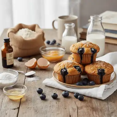 Sugar free blueberry muffins